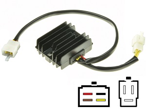 CARR201-XV - Yamaha XV MOSFET Voltage regulator rectifier - Lithium-ion version CARR201-XV - Yamaha XV MOSFET Voltage regulator rectifier - Lithium-ion version