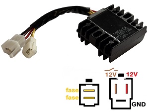Yamaha XT500 SR250 Exciter MOSFET Voltage regulator rectifier (SH222 3Y6-A0) Yamaha XT500 SR250 Exciter MOSFET Voltage regulator rectifier (SH222 3Y6-A0)