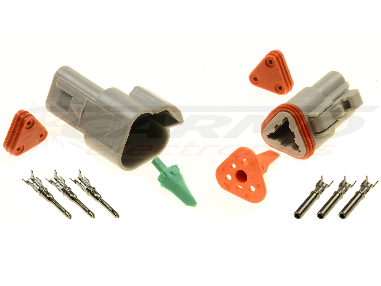 3 pole superseal connector Amphenol - Deutsch DT06-3s DT04-3P - Click Image to Close