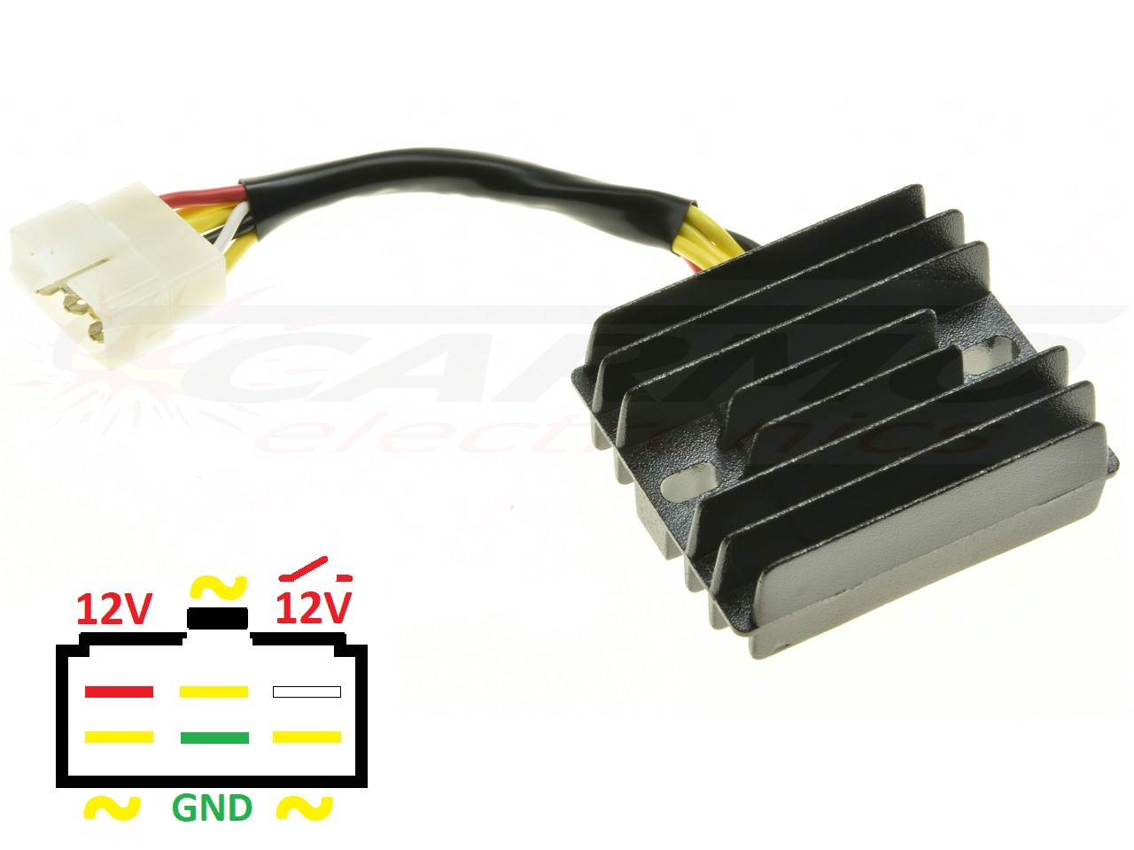 CARR201-YY - MOSFET Benzhou Quantum YY125 YY 125 Voltage regulator rectifier (LH0909) - Click Image to Close