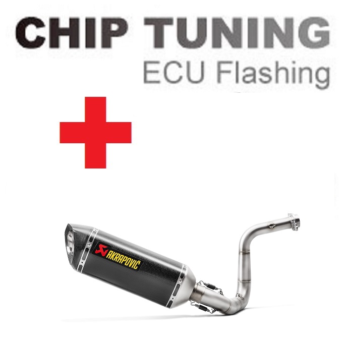 BMW G310GS G310R 2017-heden High Performance ECU Flash tuning + Akrapovic S-B3R1-RC/1 (Stage 3) - Click Image to Close