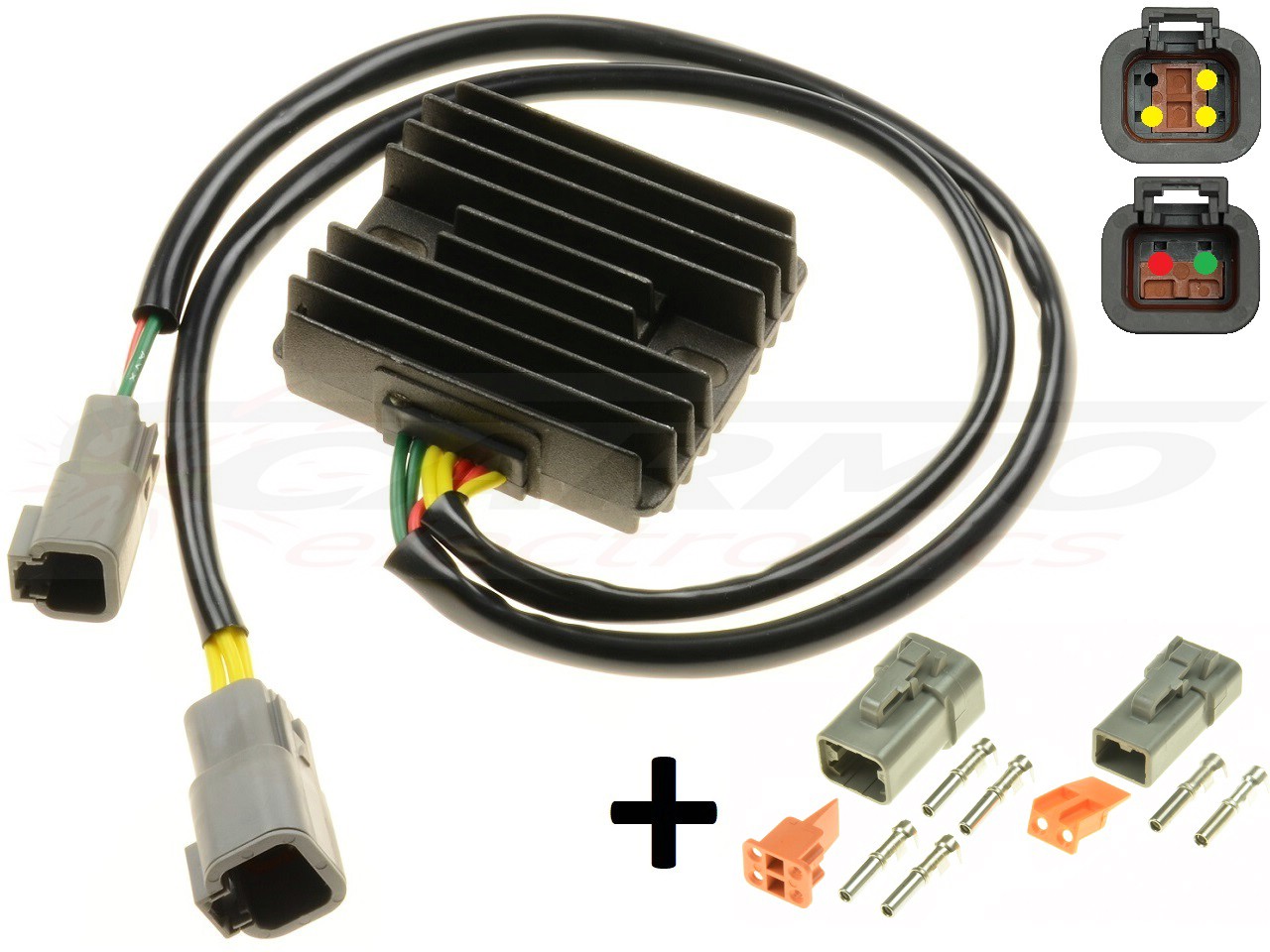 CARR694BU3 - Buell XB 03-07 improved MOSFET Voltage regulator rectifier (Y0302A-02A8) - Click Image to Close