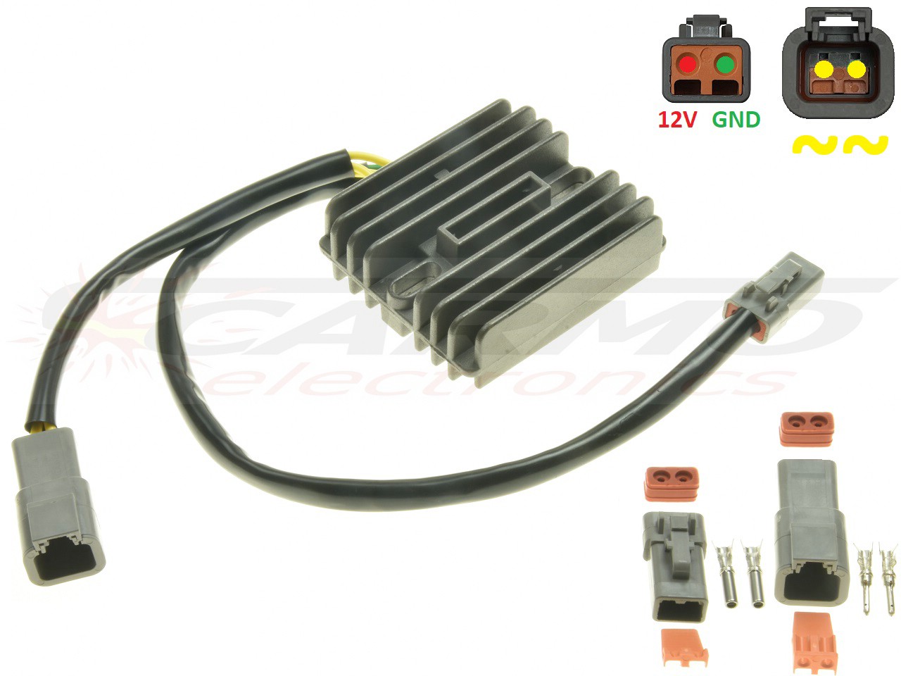 CARR694BU2 - Buell XB 08-10 improved MOSFET MOSFET Voltage regulator rectifier (Y0302A-02A8) - Click Image to Close