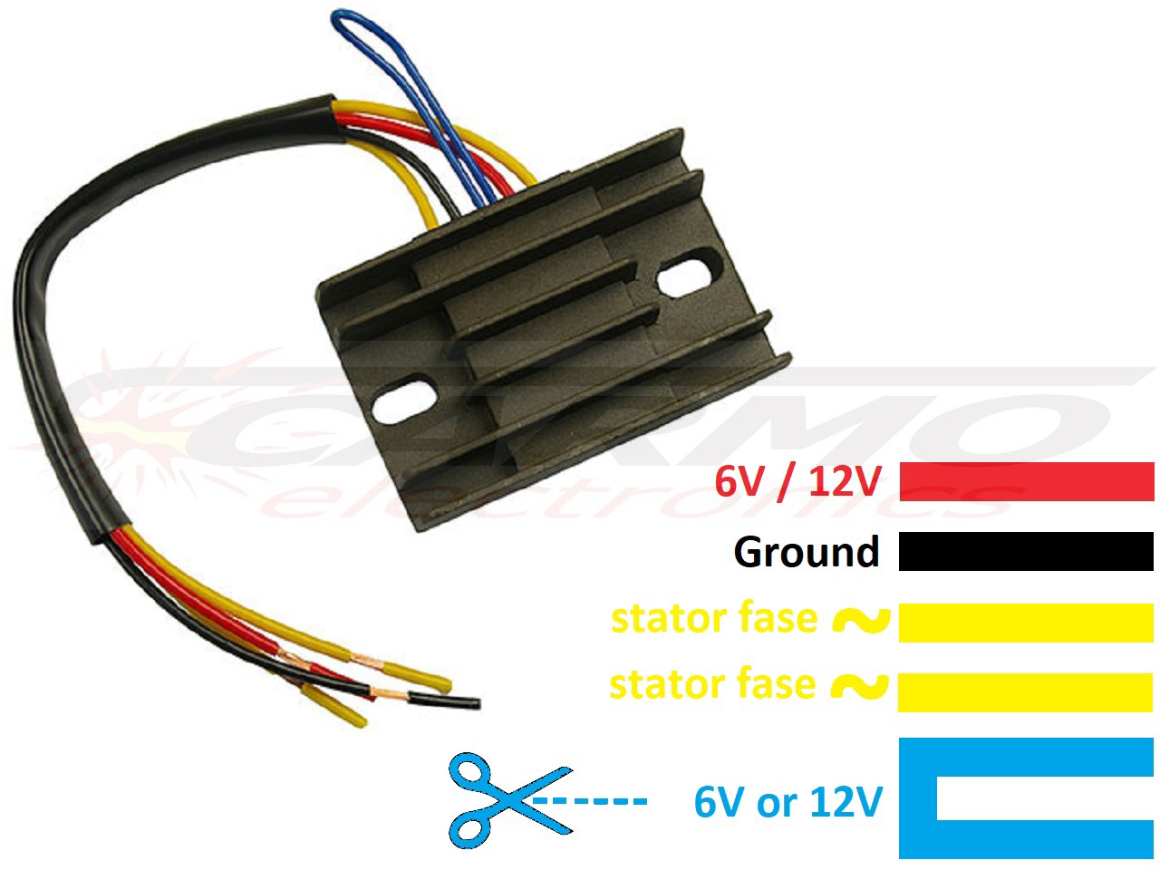 CARR021 - Husaberg Voltage regulator rectifier - Click Image to Close