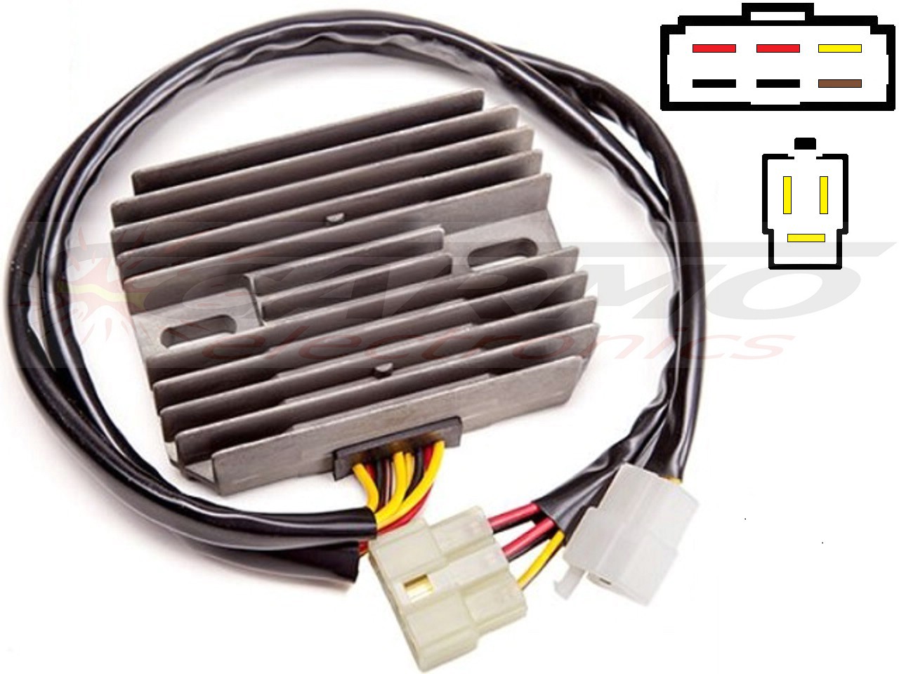 CARR3151 Kawasaki ZX12 ZZR1200 MOSFET Voltage regulator rectifier - Click Image to Close