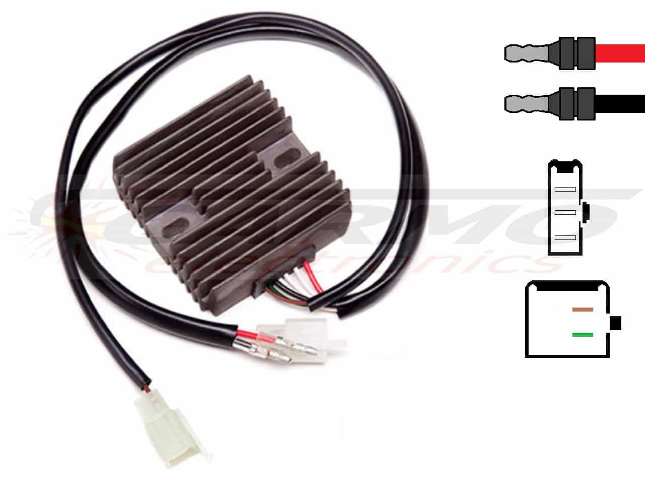 CARR491 - RD250 RD350 MOSFET Voltage regulator rectifier - Click Image to Close