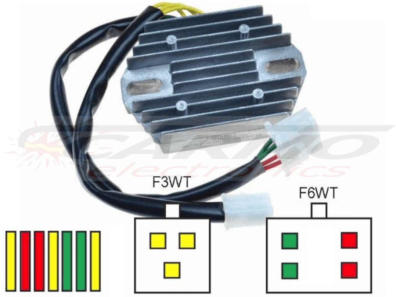 CARR651 (USA model) Voltage regulator rectifier - Click Image to Close