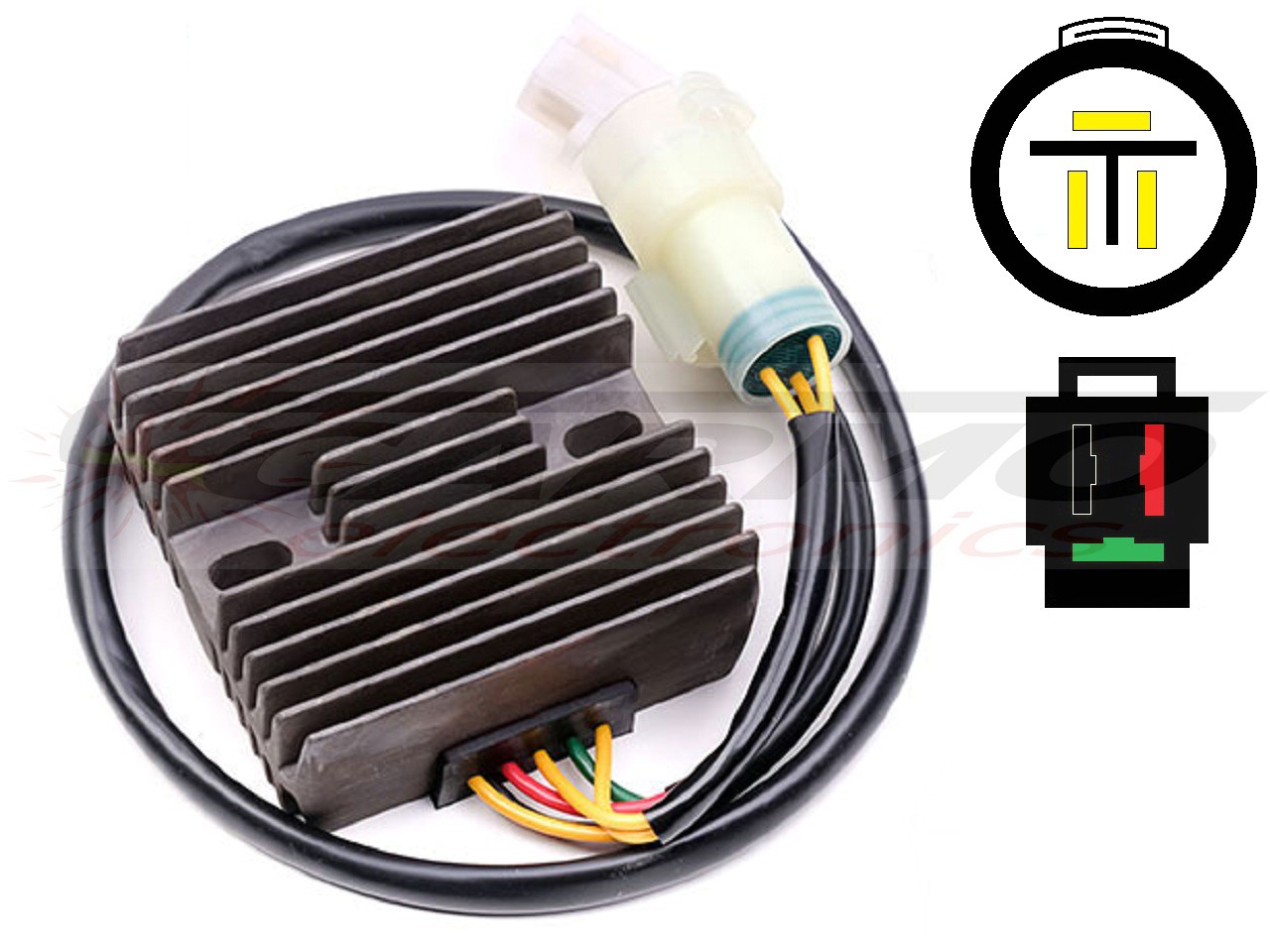 CARR951 Honda TRX300 MOSFET Voltage regulator rectifier - Click Image to Close