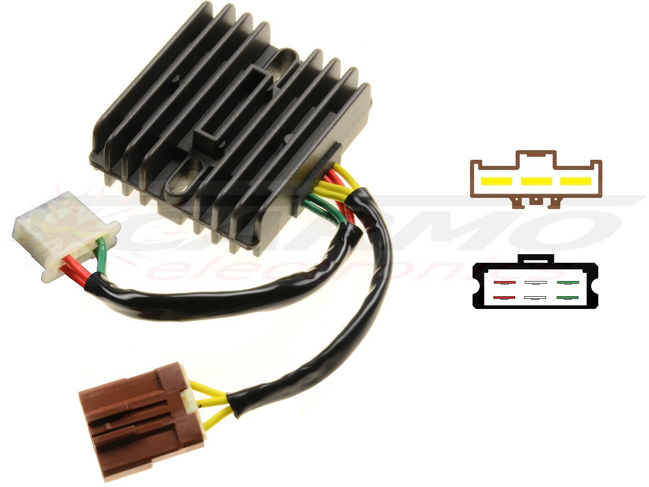 CARR971 - Aprilia RSV1000 Mille Tuono Caponord Futura SL1000 Falco MOSFET Voltage regulator rectifier - Click Image to Close