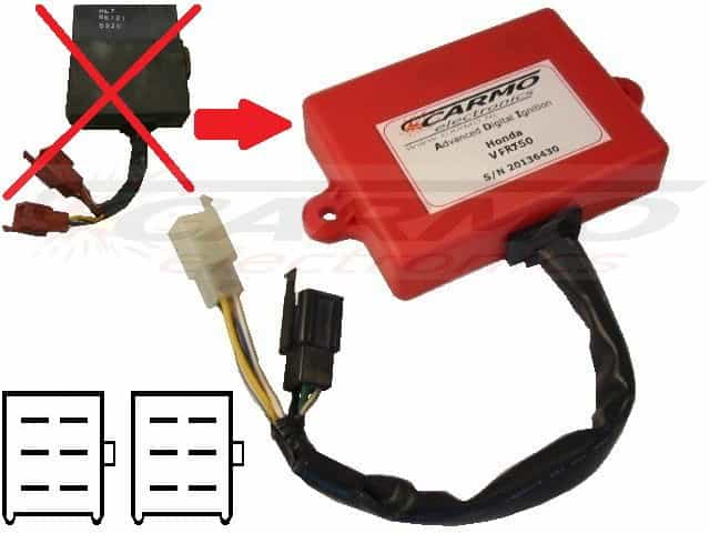 Honda VFR750F RC24 igniter ignition module CDI TCI Box (ML7m) - Click Image to Close