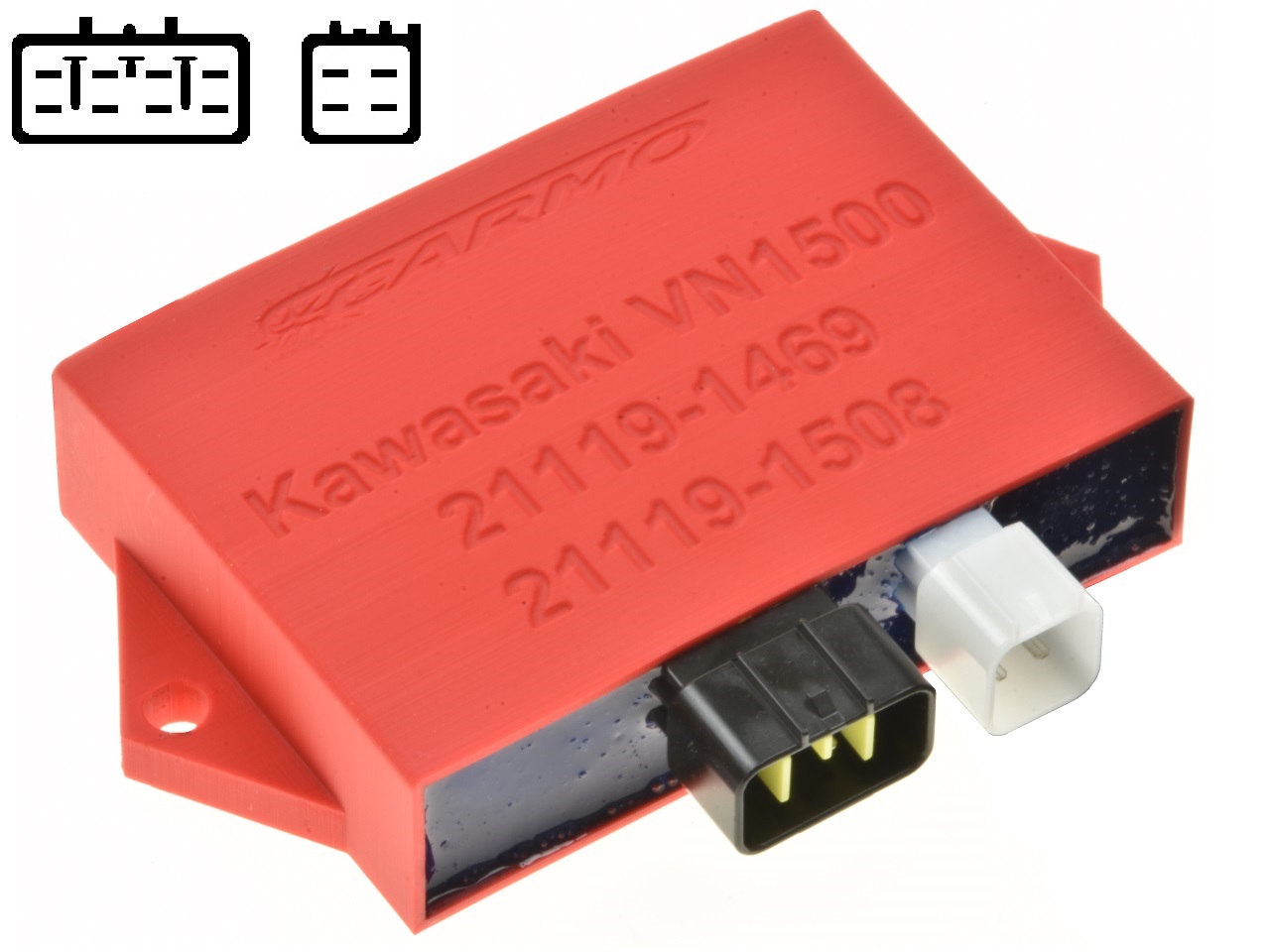 Kawasaki VN1500 Vulcan VNT50D igniter ignition module CDI TCI Box 21119-1469 21119-1508 - Click Image to Close