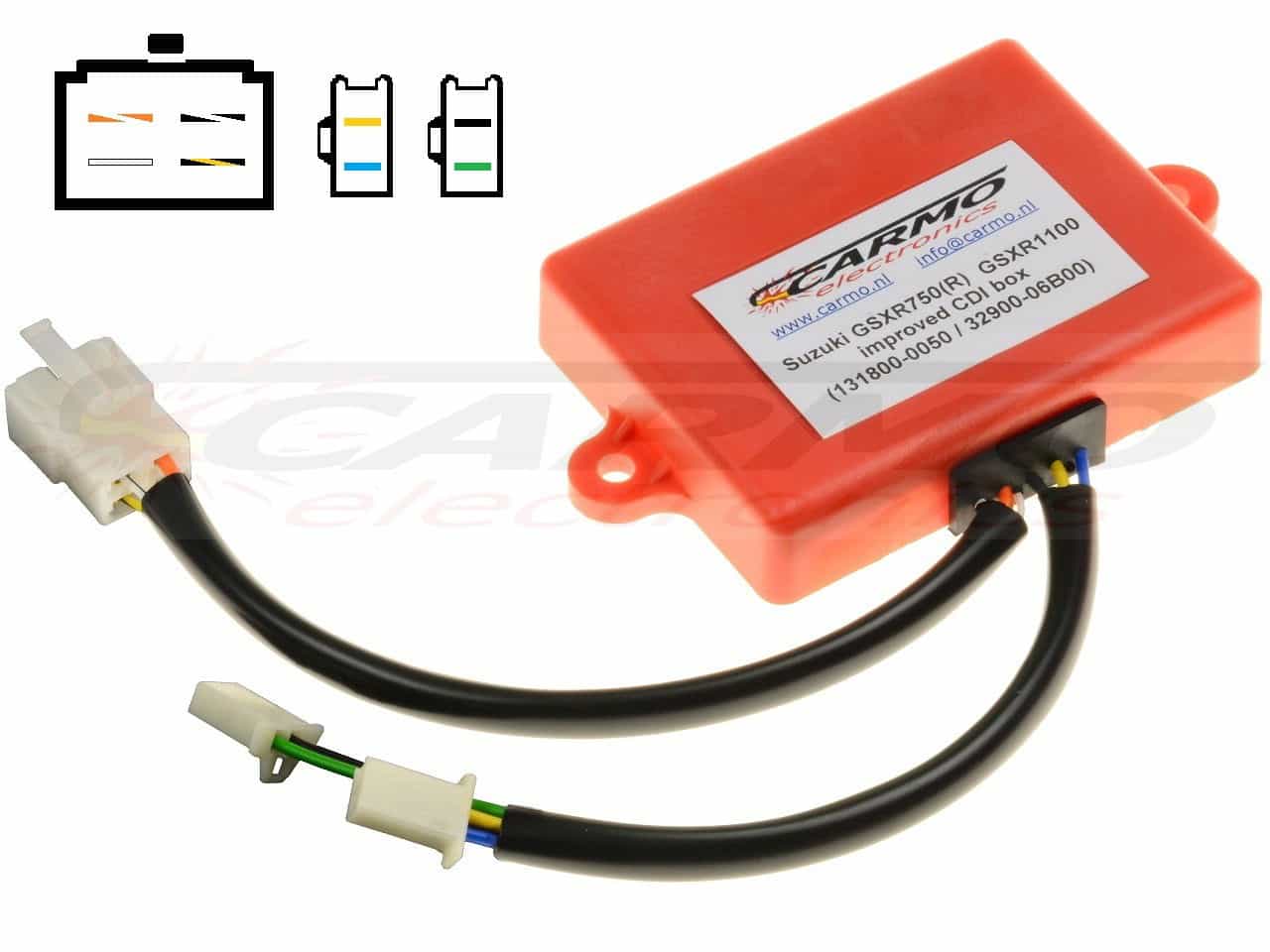 Suzuki GSXR1100 (32900-06B00, 131800-0050) igniter ignition module CDI TCI Box - Click Image to Close