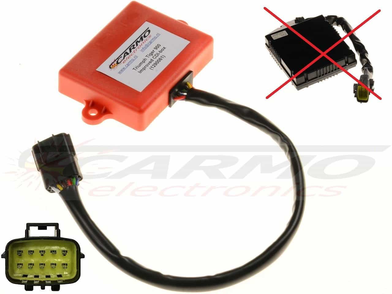 Triumph Tiger 900 igniter ignition module CDI TCI Box (T1290061 / 1290061) - Click Image to Close