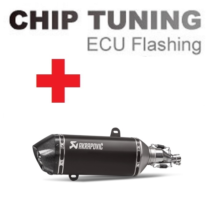 Vespa GTS 125 2021-today High Performance ECU Flash tuning+Akrapovic S-VE125SO2-HZBL (Stage 3) - Click Image to Close