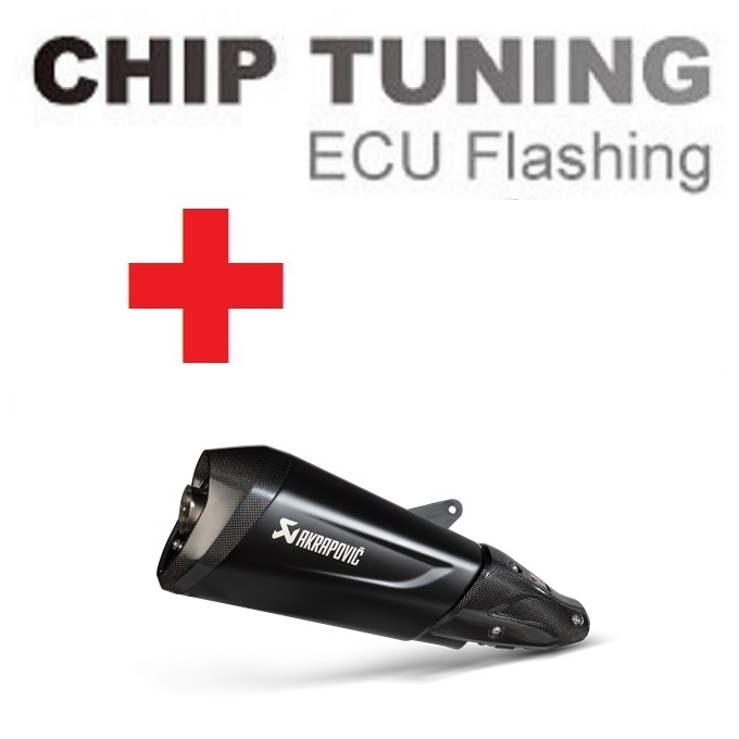 Vespa GTS 300 2021-today High Performance ECU Flash tuning+Akrapovic S-VE3SO10-HZDFBL (Stage 3) - Click Image to Close