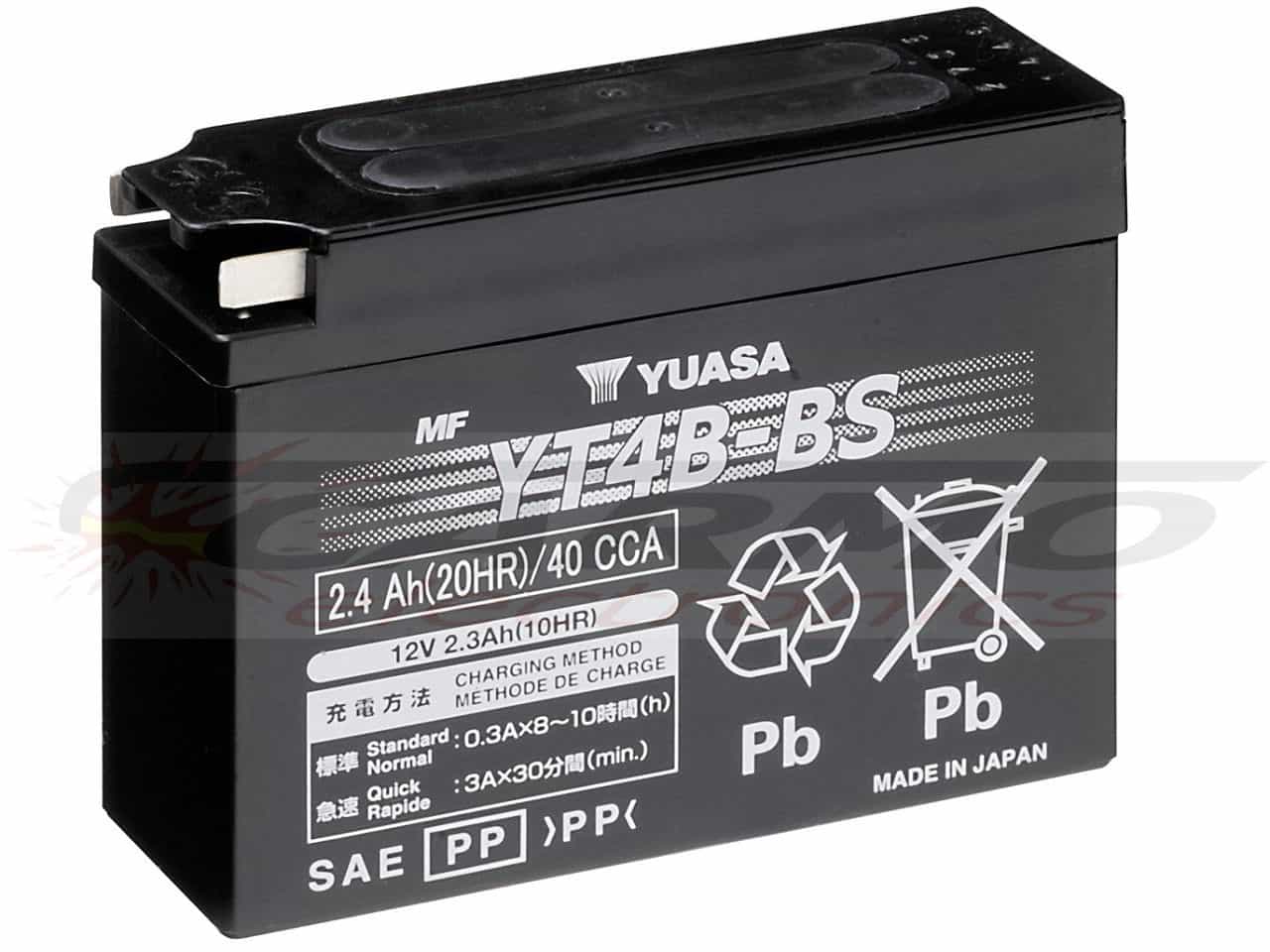 Yuasa YT4B-BS - Click Image to Close