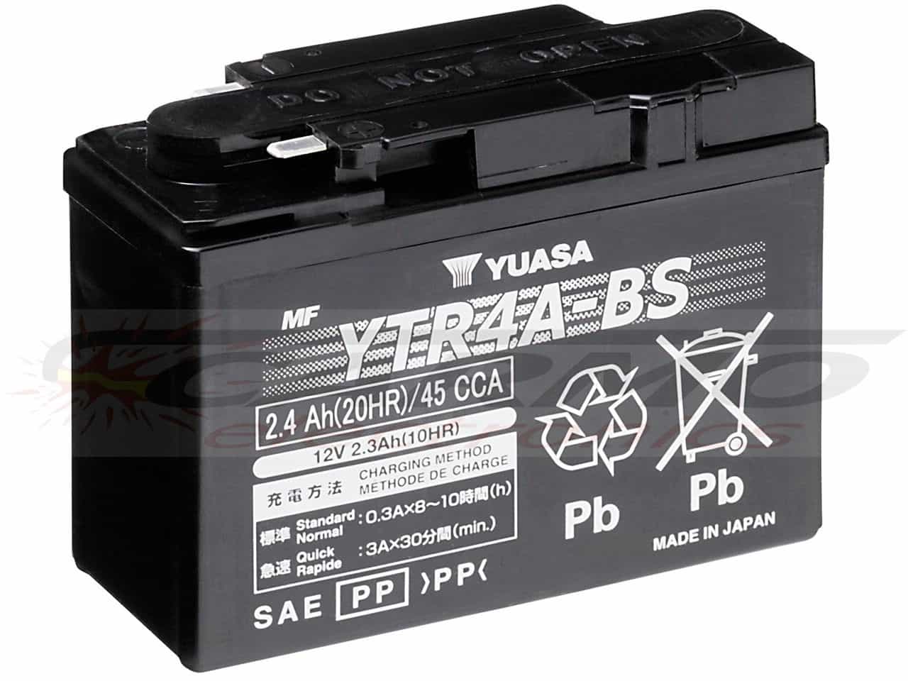 Yuasa YTR4A-BS - Click Image to Close